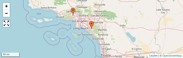 Related schools map