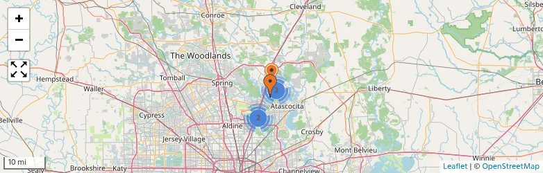 Related schools map
