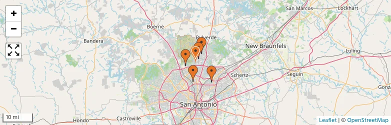 Related schools map