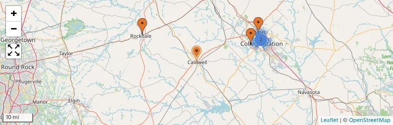 Related schools map