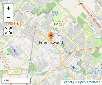 Map of Friendswood Montessori School