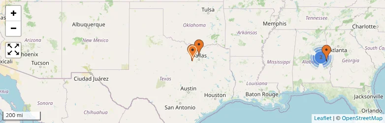 Related schools map
