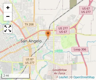 Map of Harris Ave Baptist Church School