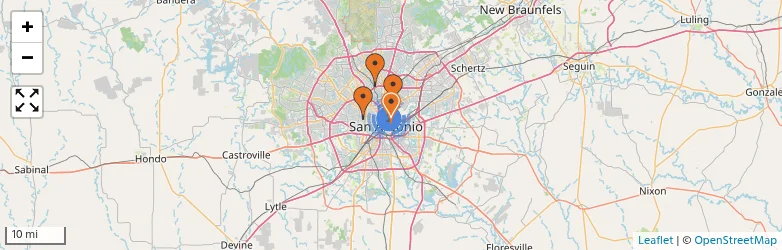 Related schools map