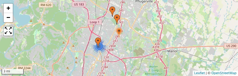 Related schools map
