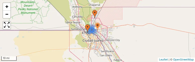 Related schools map