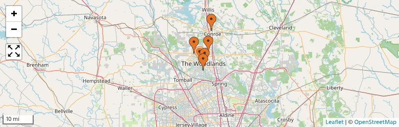 Related schools map