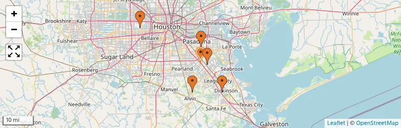 Related schools map