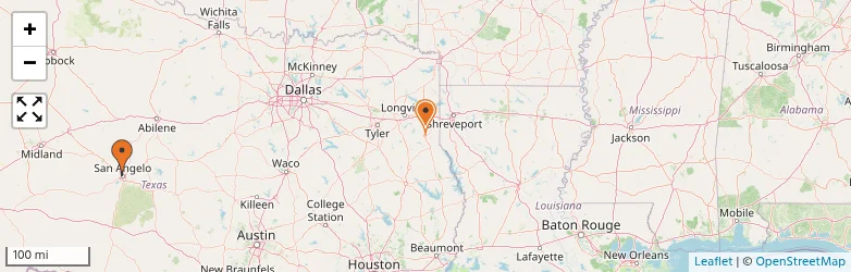 Related schools map