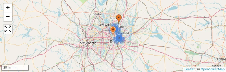 Related schools map