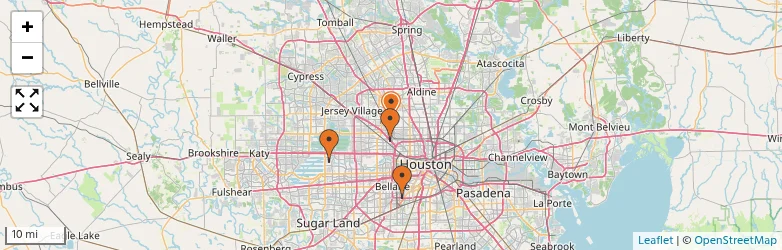 Related schools map