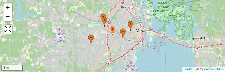 Related schools map