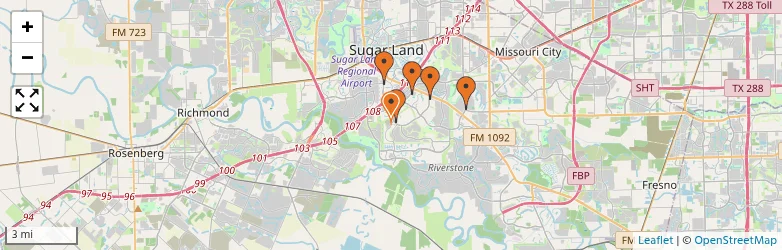 Related schools map