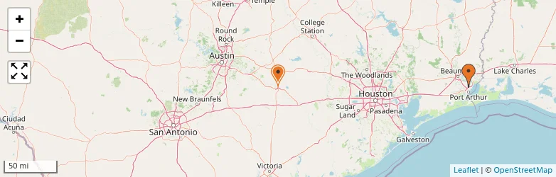 Related schools map