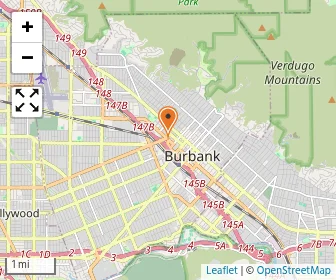 Map of Little Angels Academy Burbank