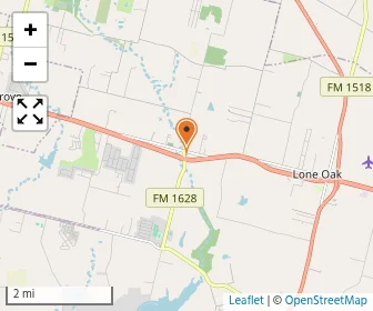 Map of Salem Sayers Baptist Academy