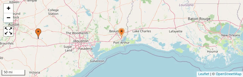 Related schools map