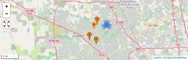 Related schools map