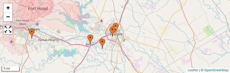 Related schools map
