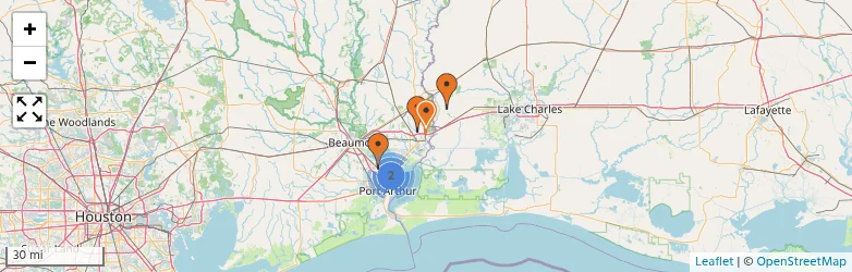 Related schools map