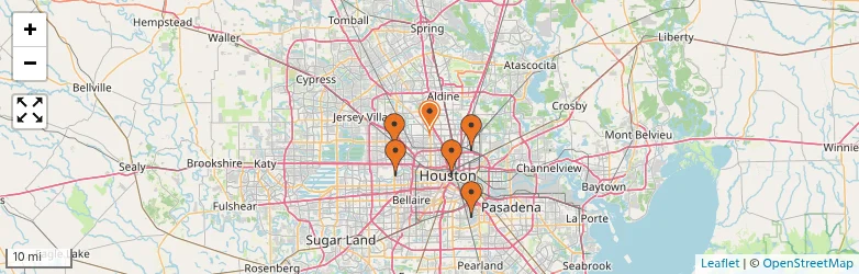 Related schools map
