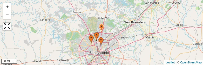 Related schools map