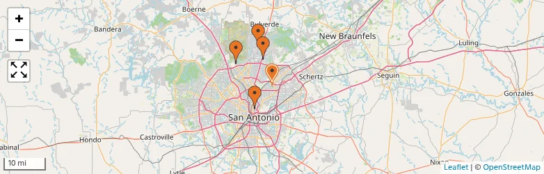 Related schools map
