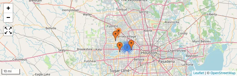 Related schools map