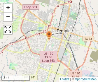 Map of Montessori Schools Of Central Texas(temple Campus)