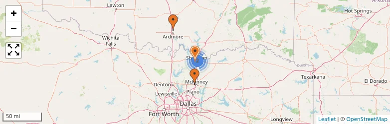 Related schools map