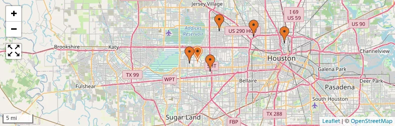 Related schools map