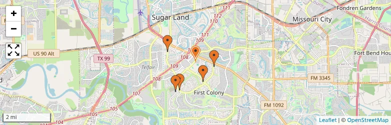 Related schools map