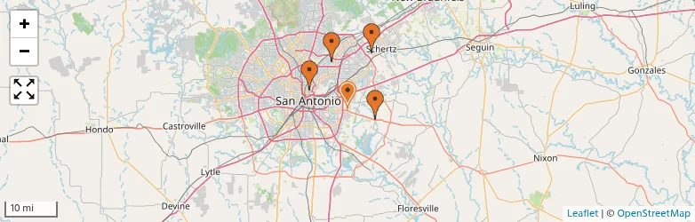 Related schools map