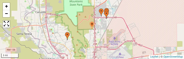 Related schools map