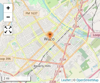 Map of Waco Montessori School