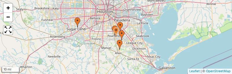Related schools map