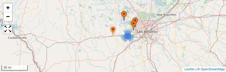 Related schools map