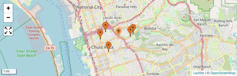Related schools map