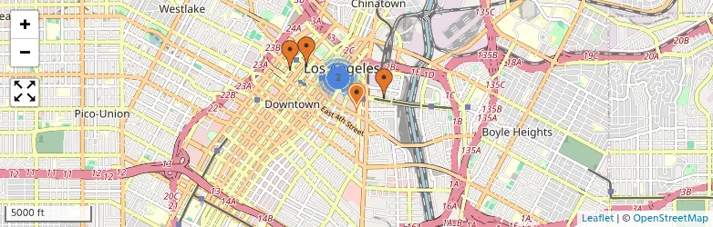 Related schools map