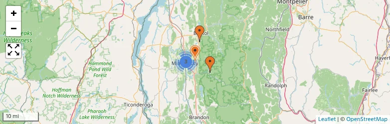 Related schools map