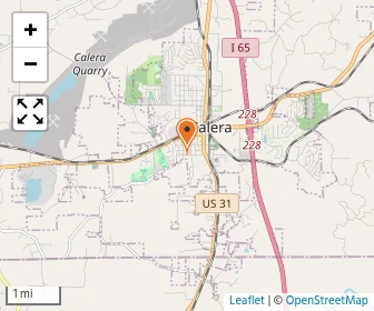 Map of Calera Christian School