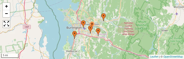 Related schools map