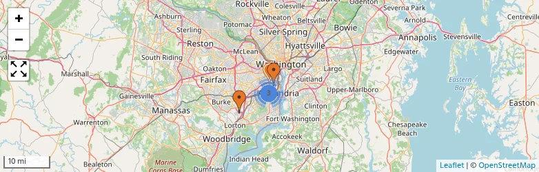 Related schools map