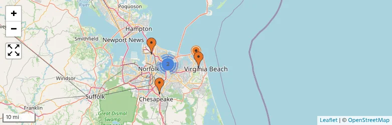 Related schools map