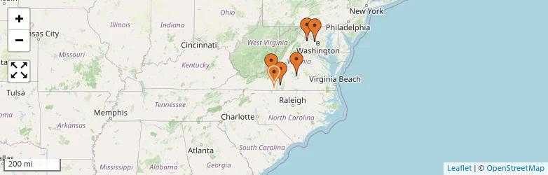 Related schools map