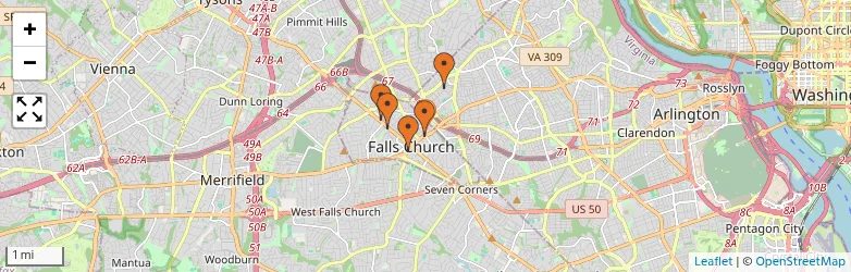Related schools map