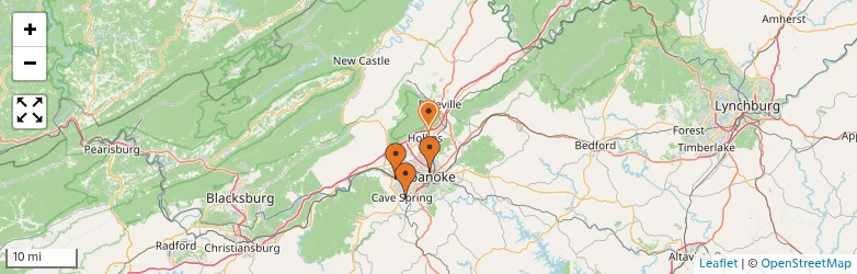 Related schools map