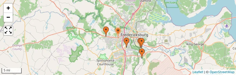 Related schools map