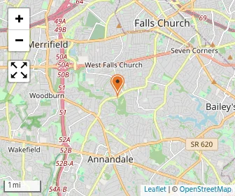 Map of Montessori School Of Holmes Run