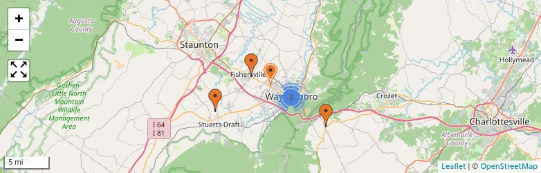 Related schools map